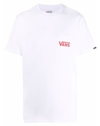T-shirt girocollo stampata bianca di Vans