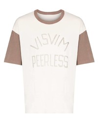 T-shirt girocollo stampata bianca di VISVIM