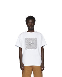 T-shirt girocollo stampata bianca di Vyner Articles