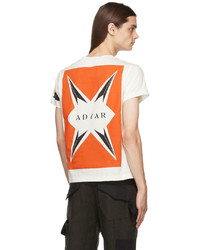 T-shirt girocollo stampata bianca di ADYAR