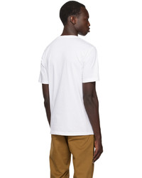 T-shirt girocollo stampata bianca di Ps By Paul Smith