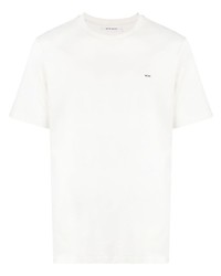 T-shirt girocollo stampata bianca di Wood Wood