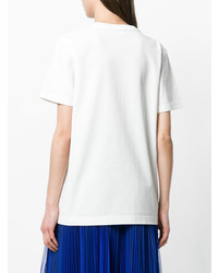 T-shirt girocollo stampata bianca di Calvin Klein 205W39nyc