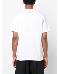 T-shirt girocollo stampata bianca di Honey Fucking Dijon
