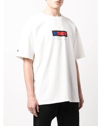 T-shirt girocollo stampata bianca di Converse
