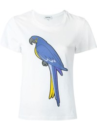 T-shirt girocollo stampata bianca di Yazbukey