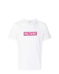 T-shirt girocollo stampata bianca di Zadig & Voltaire