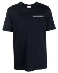 T-shirt girocollo stampata blu scuro di Ballantyne
