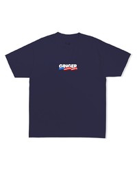 T-shirt girocollo stampata blu scuro di Brockhampton