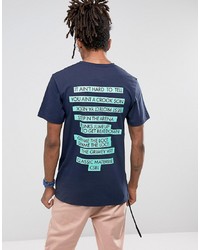 T-shirt girocollo stampata blu scuro di Cayler & Sons