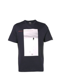 T-shirt girocollo stampata blu scuro di ECOALF