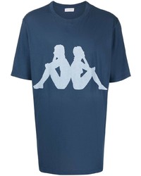 T-shirt girocollo stampata blu scuro di Faith Connexion