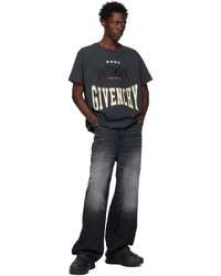 T-shirt girocollo stampata blu scuro di Givenchy