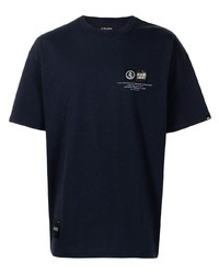 T-shirt girocollo stampata blu scuro di Izzue