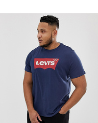 T-shirt girocollo stampata blu scuro di Levi's