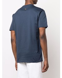 T-shirt girocollo stampata blu scuro di Philipp Plein