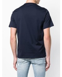 T-shirt girocollo stampata blu scuro di Golden Goose Deluxe Brand