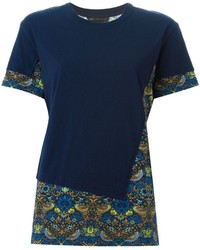 T-shirt girocollo stampata blu scuro di Marc by Marc Jacobs