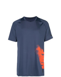 T-shirt girocollo stampata blu scuro di Nike