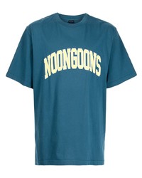 T-shirt girocollo stampata blu scuro di Noon Goons