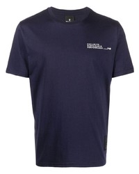 T-shirt girocollo stampata blu scuro di North Sails