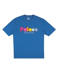 T-shirt girocollo stampata blu scuro di Palace