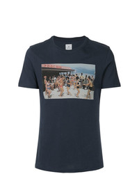 T-shirt girocollo stampata blu scuro di The Goodpeople
