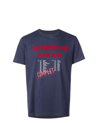 T-shirt girocollo stampata blu scuro di Vilebrequin