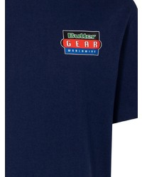 T-shirt girocollo stampata blu scuro di Puma
