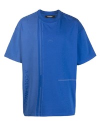 T-shirt girocollo stampata blu di A-Cold-Wall*