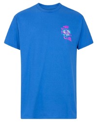 T-shirt girocollo stampata blu di Anti Social Social Club