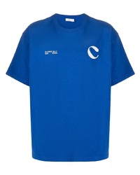 T-shirt girocollo stampata blu di Closed