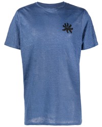 T-shirt girocollo stampata blu di District Vision