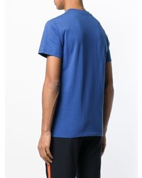T-shirt girocollo stampata blu di Stella McCartney