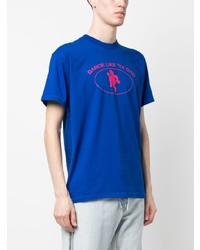 T-shirt girocollo stampata blu di The Salvages