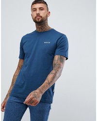 T-shirt girocollo stampata blu di Nicce London