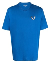 T-shirt girocollo stampata blu di True Religion