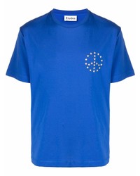 T-shirt girocollo stampata blu di Études