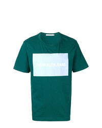 T-shirt girocollo stampata foglia di tè di Calvin Klein Jeans