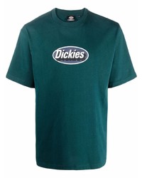 T-shirt girocollo stampata foglia di tè di Dickies Construct