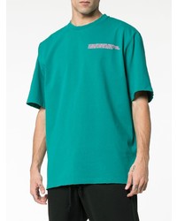 T-shirt girocollo stampata foglia di tè di Calvin Klein 205W39nyc
