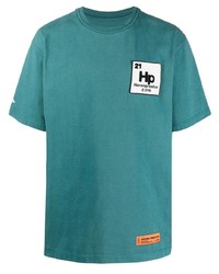T-shirt girocollo stampata foglia di tè di Heron Preston