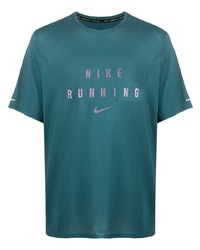 T-shirt girocollo stampata foglia di tè di Nike