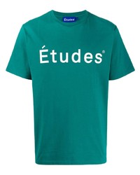 T-shirt girocollo stampata foglia di tè di Études