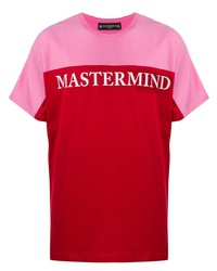 T-shirt girocollo stampata fucsia di Mastermind Japan