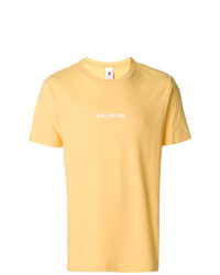 T-shirt girocollo stampata gialla di Aimé Leon Dore