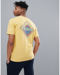 T-shirt girocollo stampata gialla di Burton Snowboards