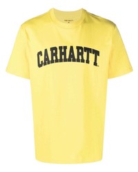 T-shirt girocollo stampata gialla di Carhartt WIP