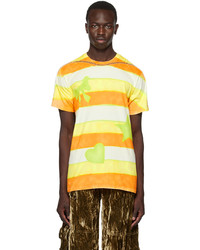 T-shirt girocollo stampata gialla di Collina Strada