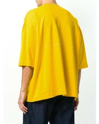 T-shirt girocollo stampata gialla di Études